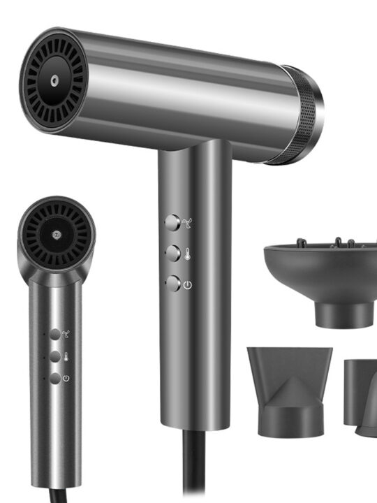 AEWLYLI Hair dryer,High-Speed Brushless Motor, Fast-Drying Negative Ions Intelligent Constant Temperature Hair Care Dryers, Professional Hair Dryer with 3-in-1 Attachments, for Home&Salon