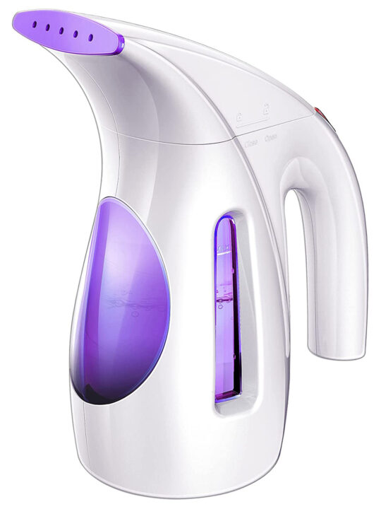 AEWLYLI Steamer for Clothes,800W Travel Garment Steamer Fabric Wrinkles Remover with 280ML Water Tank, Fast Heat-up Steam Iron