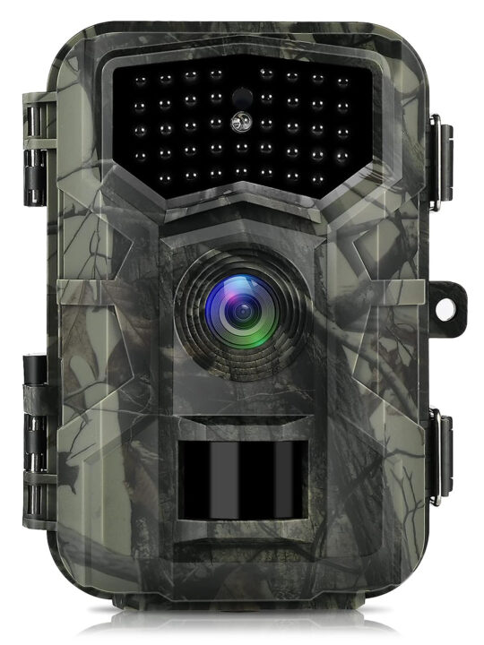 AEWLYLI Mini Game Camera, 16MP 1080P HD Trail Camera with Night Vision, Wildlife Waterproof Hunting Camera Wildgame, Hunting Trail Monitors