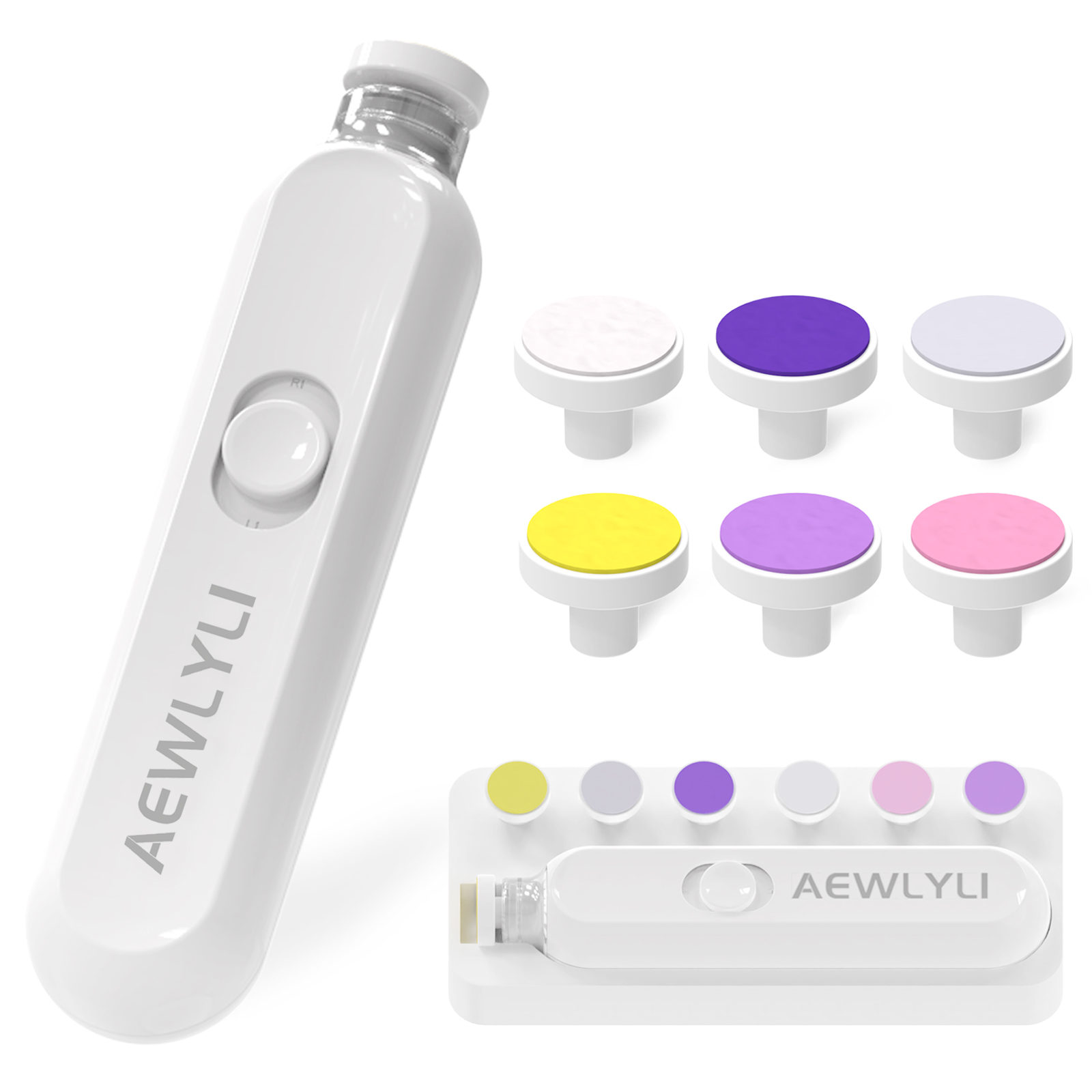 AEWLYLI Baby Nail Trimmer, Electric Trimmer for Newborn Toddler Kids Adult, Boy/Girl